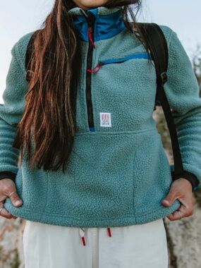 Topo Designs Mountain Fleece Quarter-Zip Pullover